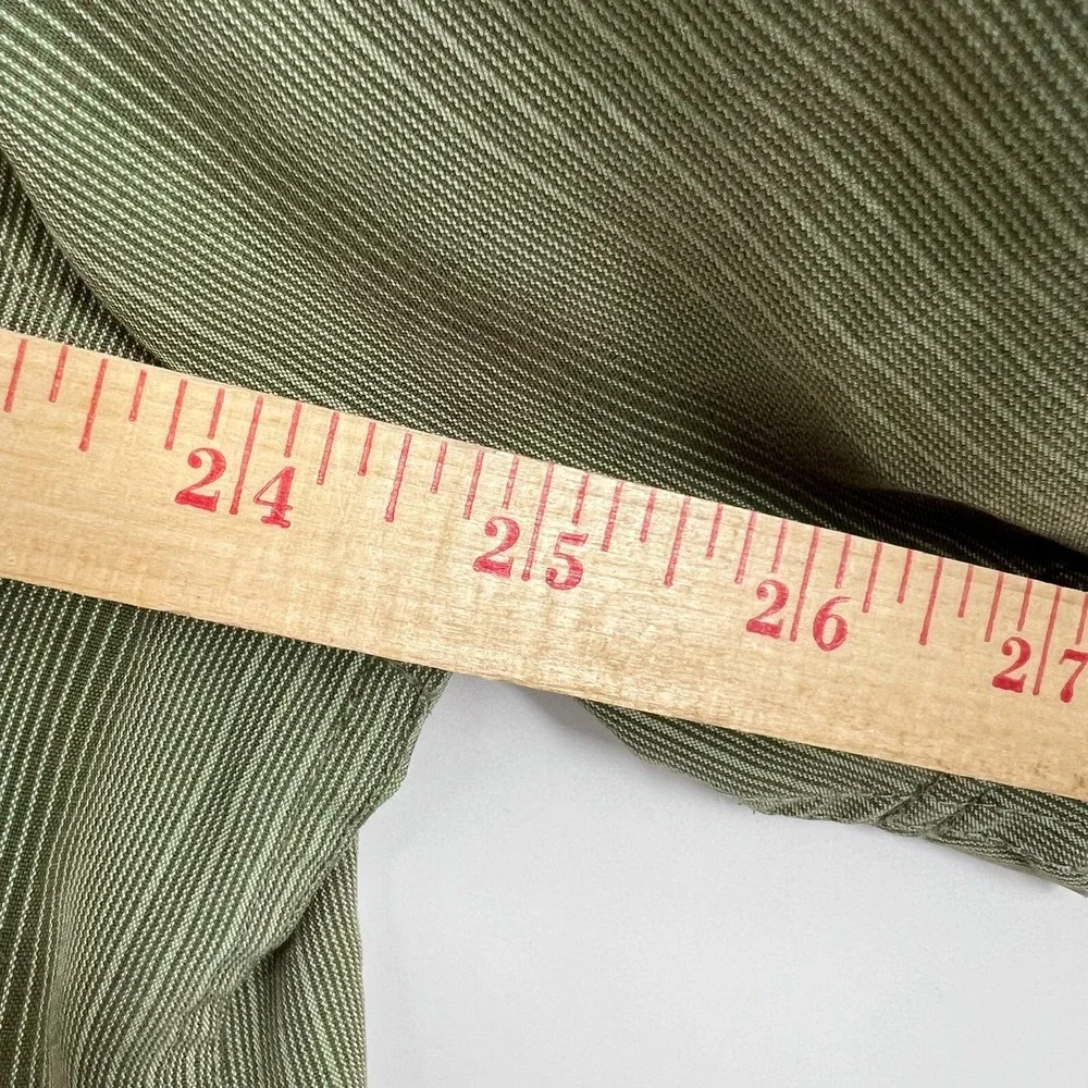 The North Face Vented‎ Hiking Button Front Shirt Mens XXL Green Striped Outdoor